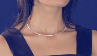 CZ SVキュービックジルコニア オメガネックレス