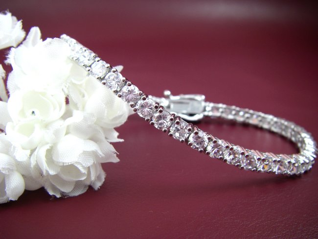 テニスブレスレット tennis bracelet キュービックジルコニア・アクセサリー