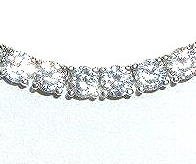 テニスネックレス キュービックジルコニア