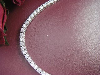 テニスネックレス キュービックジルコニア