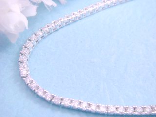 テニスネックレス キュービックジルコニア