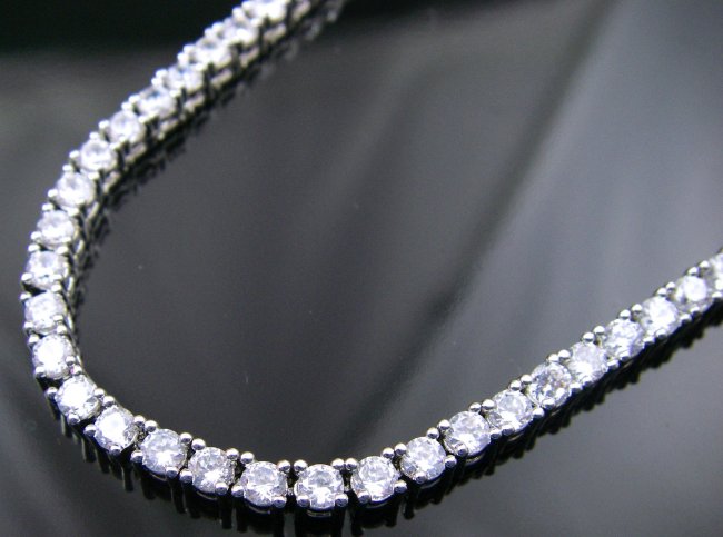 テニスネックレス キュービックジルコニア