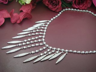 CZ Necklace�@�L���[�r�b�N�W���R�j�A�E�A�N�Z�T���[�@�l�b�N���X