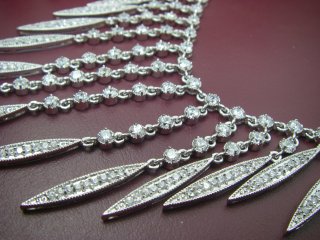 CZ Necklace�@�L���[�r�b�N�W���R�j�A�E�A�N�Z�T���[�@�l�b�N���X