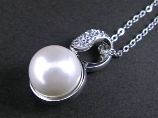 パール ペンダント キュービックジルコニア・アクセサリー