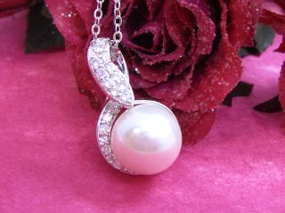 パール ペンダント キュービックジルコニア・アクセサリー