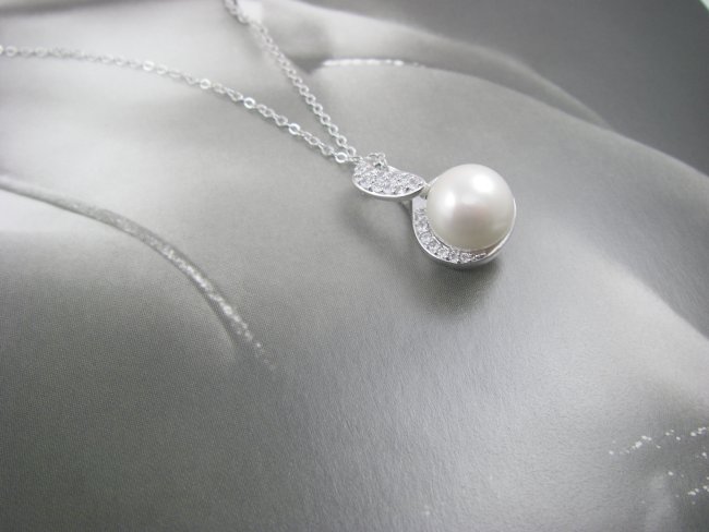 パール ペンダント キュービックジルコニア・アクセサリー