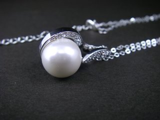 パール ペンダント キュービックジルコニア・アクセサリー