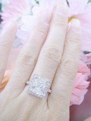 cz リング キュービックジルコニアのリング