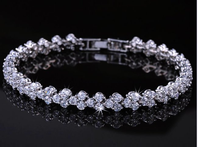 �e�j�X�u���X���b�g�@tennis bracelet �L���[�r�b�N�W���R�j�A�E�A�N�Z�T���[