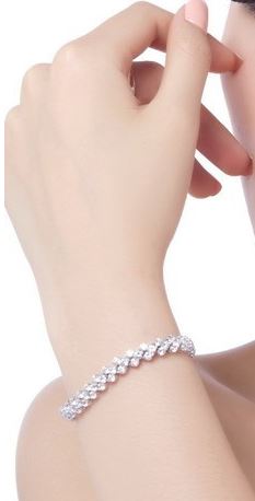 �e�j�X�u���X���b�g�@tennis bracelet �L���[�r�b�N�W���R�j�A�E�A�N�Z�T���[