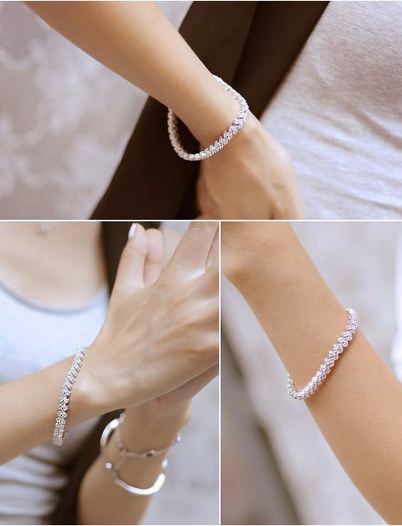 �e�j�X�u���X���b�g�@tennis bracelet �L���[�r�b�N�W���R�j�A�E�A�N�Z�T���[