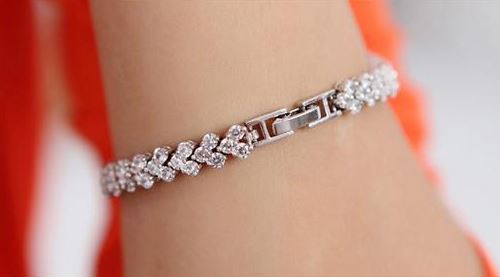 �e�j�X�u���X���b�g�@tennis bracelet �L���[�r�b�N�W���R�j�A�E�A�N�Z�T���[