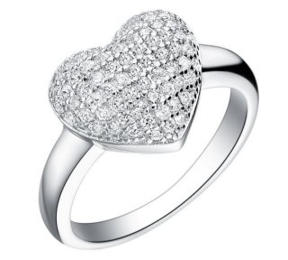 リボンモチーフ リング キュービックジルコニア・アクセサリー