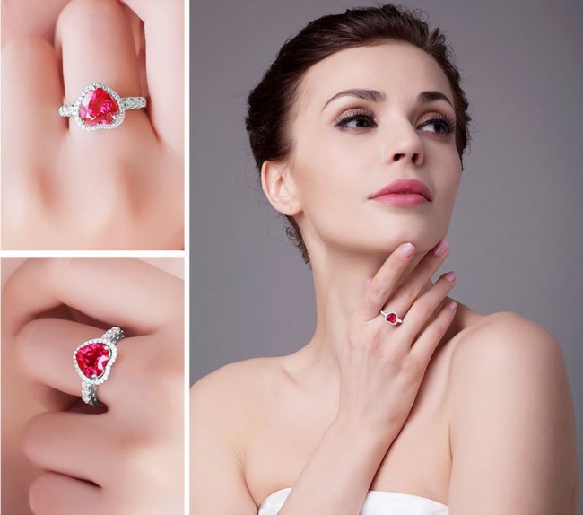 ピジョンルビー 指輪 リング